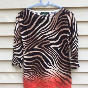 Ralph Lauren animal print shirt